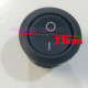 Công tắc tròn đen hàn mạch 23mm
